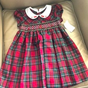 Red Green Tartan Plaid Les Petits Soleils Dress